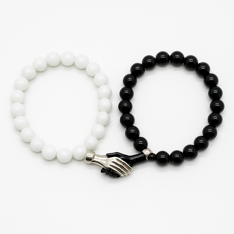 Forever Together Couple Bracelet – Hand-in-Hand Charm of Love