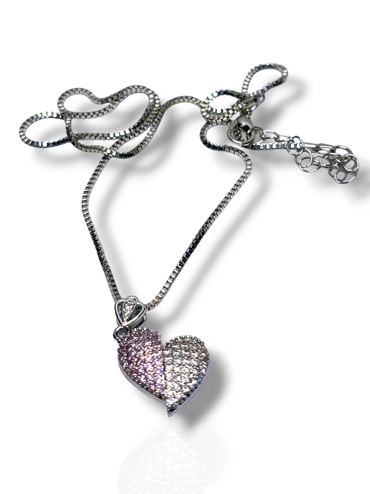 Mystic Heart Pendant with Chain - Unique & Elegant Love