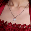 Elegant Silver Heart Pendant with Chain - Timeless Charm & Love