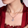 Crystal Butterfly Pendant with Chain - Sparkling Elegance & Transformation