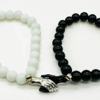 Forever Together Couple Bracelet – Hand-in-Hand Charm of Love