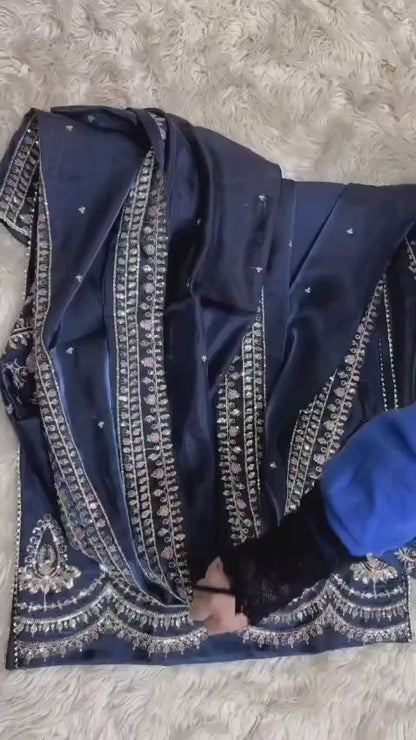 Heavy Sequins tilla thread Embroidery