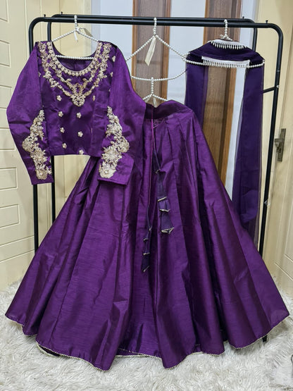 Rawsilk Lehnga Choli