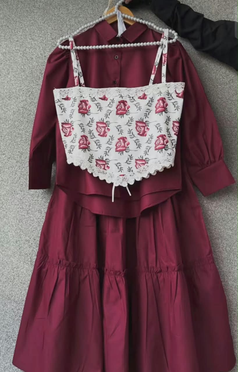 Midnight Bloom Corset Set New Arrival (Customization Available)