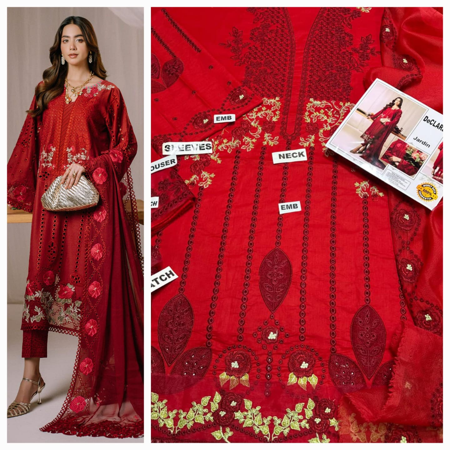 Mix Brand Lawn Suit