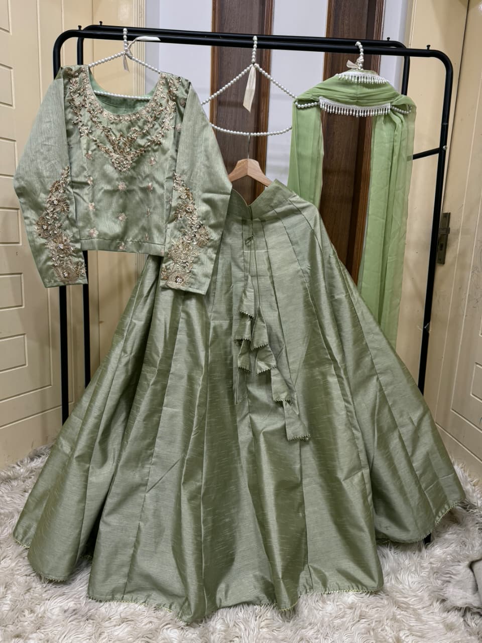 Rawsilk Lehnga Choli