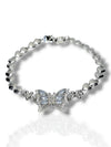 Delicate Silver Butterfly Bracelet - Elegant & Timeless Charm