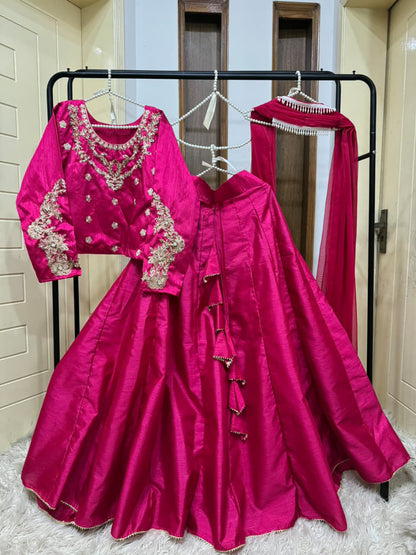 Rawsilk Lehnga Choli