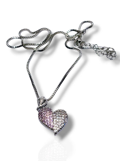 Mystic Heart Pendant with Chain - Unique & Elegant Love