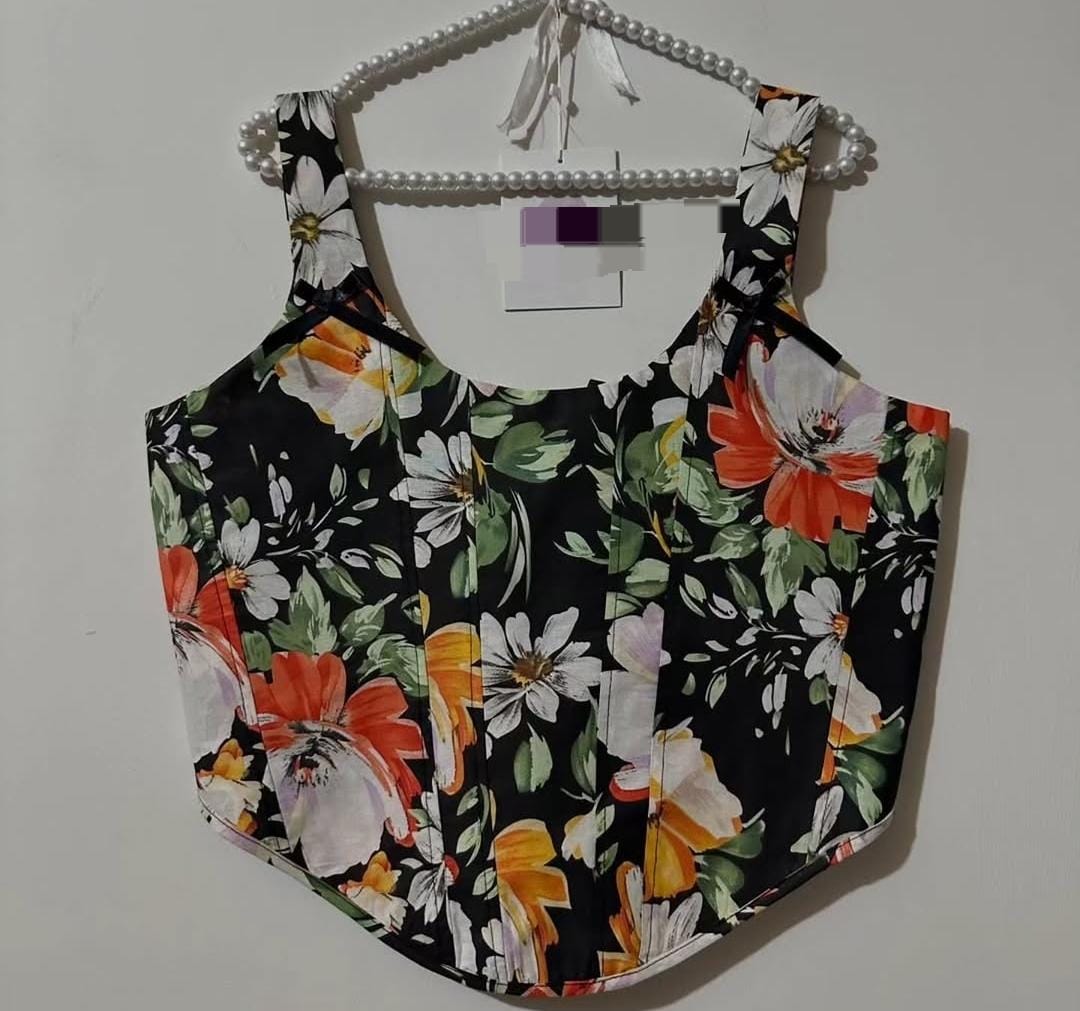 Midnight Bloom Corset Set New Arrival (Customization Available)