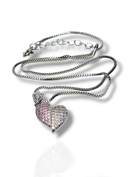 Mystic Heart Pendant with Chain - Unique & Elegant Love