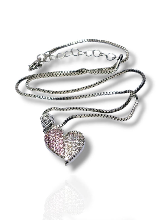 Mystic Heart Pendant with Chain - Unique & Elegant Love