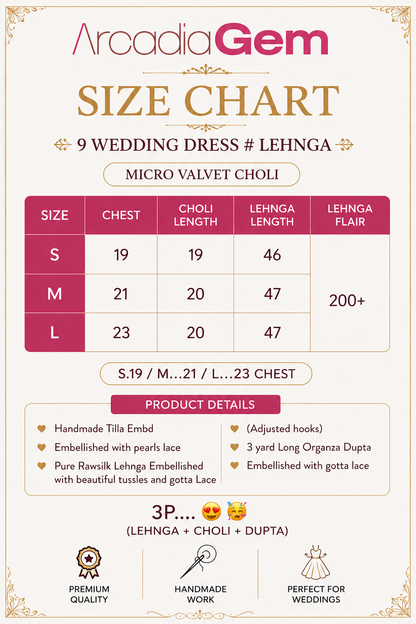 Lehnga micro valet choli