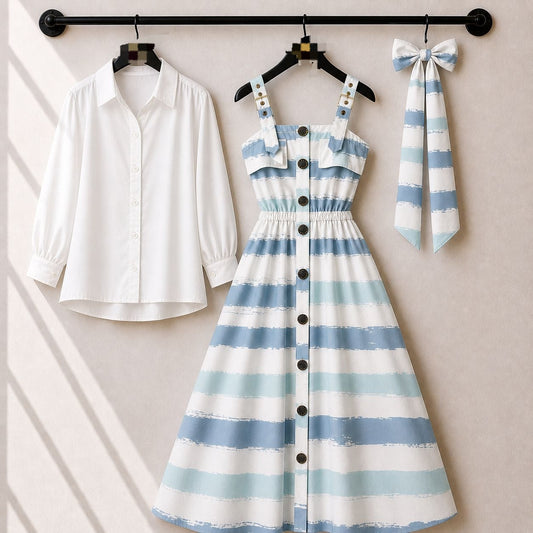 Somokey print Maxi with koti